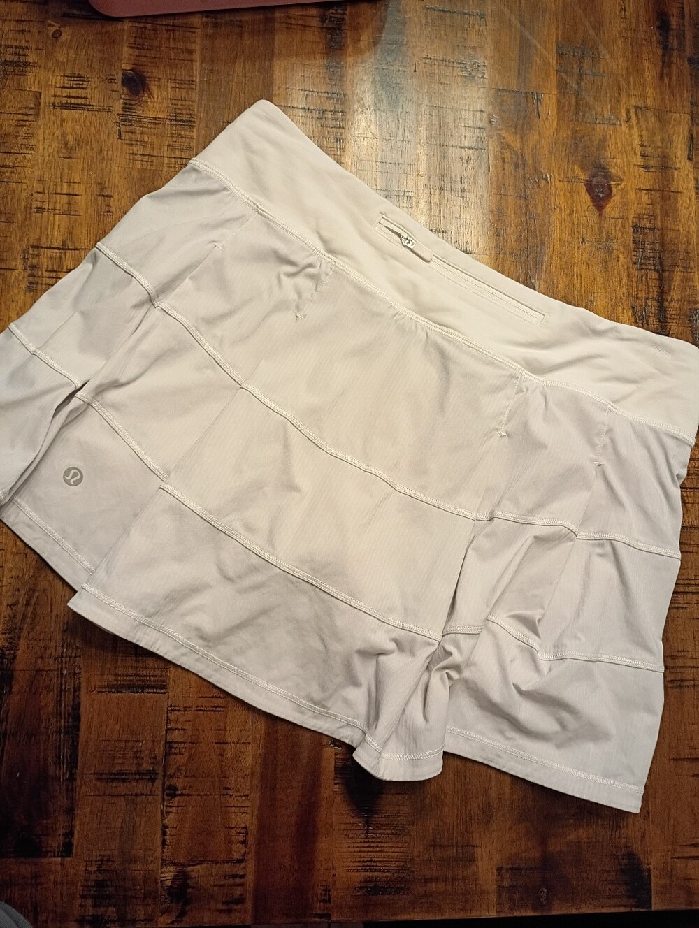 lululemon athletica White Athletic Skort with Built-In Shorts
